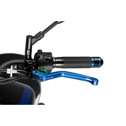 Clutch lever without adapter PUIG 3.0 220AV lung blue/green Clutch lever without adapter PUIG 3.0 220AV lung blue/green