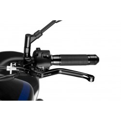 Clutch lever without adapter PUIG 3.0 220NP lung black/silver Clutch lever without adapter PUIG 3.0 220NP lung black/silver