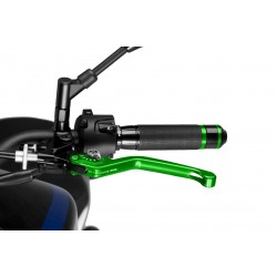 Clutch lever without adapter PUIG 3.0 220VP lung green/silver Clutch lever without adapter PUIG 3.0 220VP lung green/silver