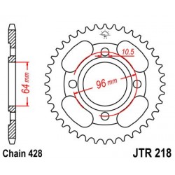 Foaie spate JT JTR 218-44 44T, 428 Foaie spate JT JTR 218-44 44T, 428