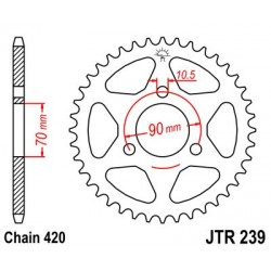 Foaie spate JT JTR 239-44 44T, 420 Foaie spate JT JTR 239-44 44T, 420