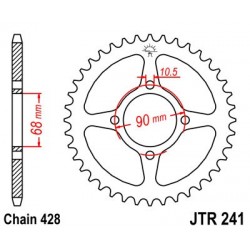 Foaie spate JT JTR 241-53 53T, 428 Foaie spate JT JTR 241-53 53T, 428