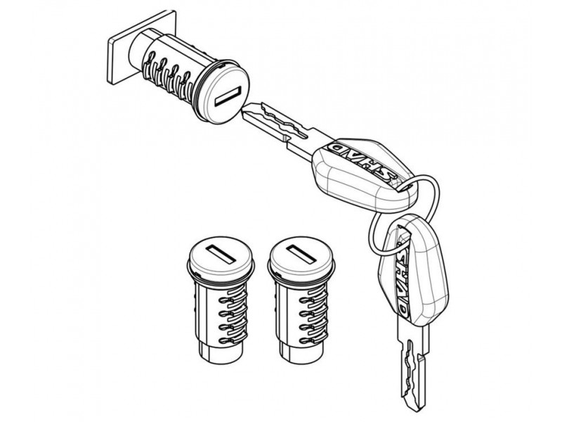 Replacement locks & keys SHAD TERRA D1TRBOR