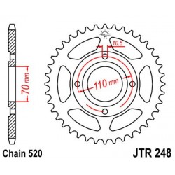 Foaie spate JT JTR 248-45 45T, 520 Foaie spate JT JTR 248-45 45T, 520