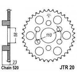 Foaie spate JT JTR 20-40 40T, 520 Foaie spate JT JTR 20-40 40T, 520
