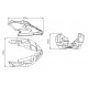 Engine spoiler PUIG 20295J matt black