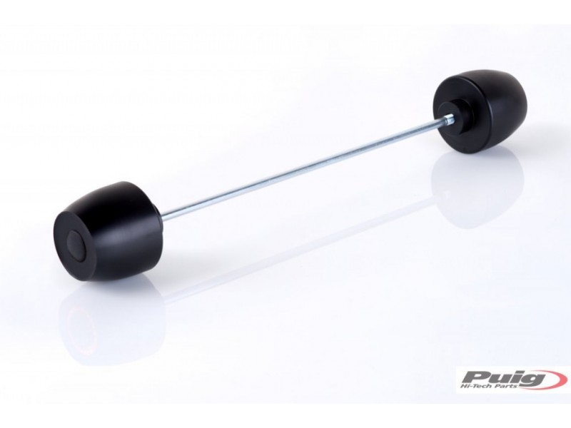 Axle sliders PUIG PHB19 20280N Negru without color caps, rear