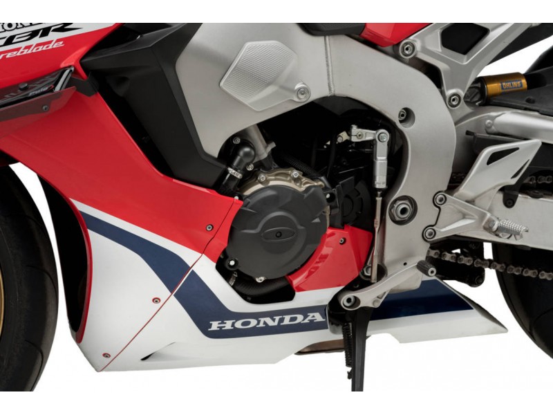 Engine protective covers PUIG 20289N Negru included right, left and alternator caps