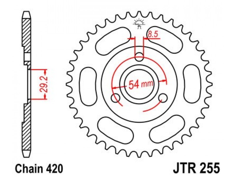 Foaie spate JT JTR 255-35 35T, 420 Foaie spate JT JTR 255-35 35T, 420
