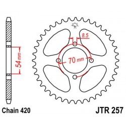 Foaie spate JT JTR 257-42 42T, 420 Foaie spate JT JTR 257-42 42T, 420