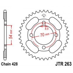 Foaie spate JT JTR 263-36 36T, 428 Foaie spate JT JTR 263-36 36T, 428