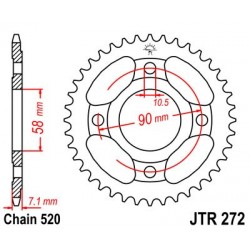 Foaie spate JT JTR 272-31 31T, 520 Foaie spate JT JTR 272-31 31T, 520