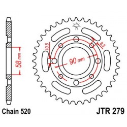Foaie spate JT JTR 279-42 42T, 520 Foaie spate JT JTR 279-42 42T, 520