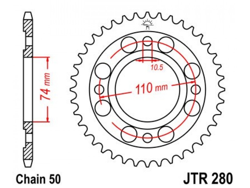 Foaie spate JT JTR 280-33 33T, 530 Foaie spate JT JTR 280-33 33T, 530
