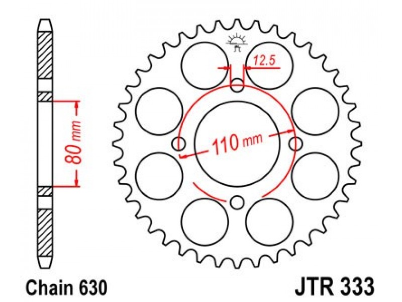 Foaie spate JT JTR 333-43 43T, 630 Foaie spate JT JTR 333-43 43T, 630