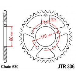 Foaie spate JT JTR 336-34 34T, 630 Foaie spate JT JTR 336-34 34T, 630