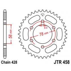 Foaie spate JT JTR 458-37 37T, 428 Foaie spate JT JTR 458-37 37T, 428