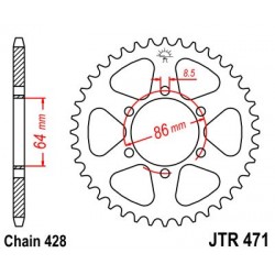 Foaie spate JT JTR 471-45 45T, 428 Foaie spate JT JTR 471-45 45T, 428
