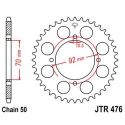 Foaie spate JT JTR 476-44 44T, 530 Foaie spate JT JTR 476-44 44T, 530