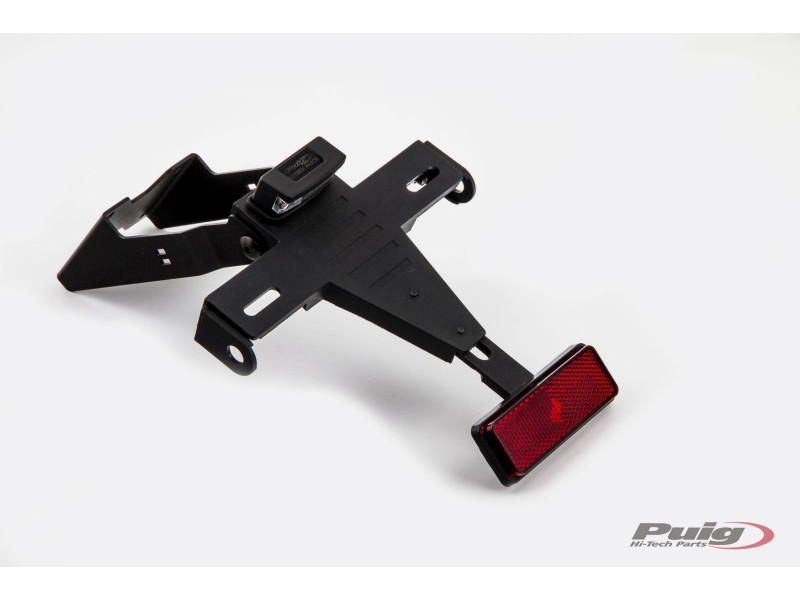 Adjustable license support PUIG 3620N Negru