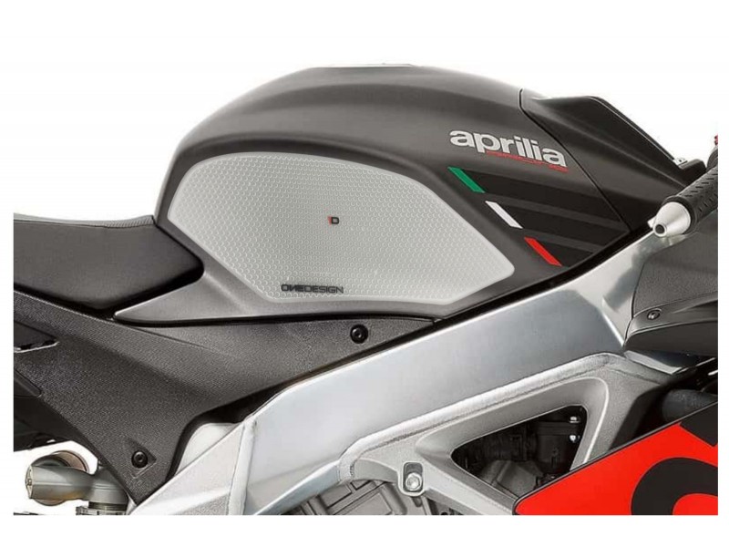 Tank side protectors PUIG ANTI-SLIP 20060W transparent