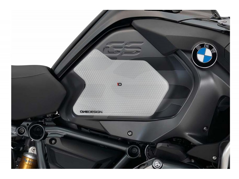 Tank side protectors PUIG ANTI-SLIP 20063W transparent