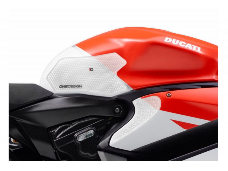 Tank side protectors PUIG ANTI-SLIP 20066W transparent