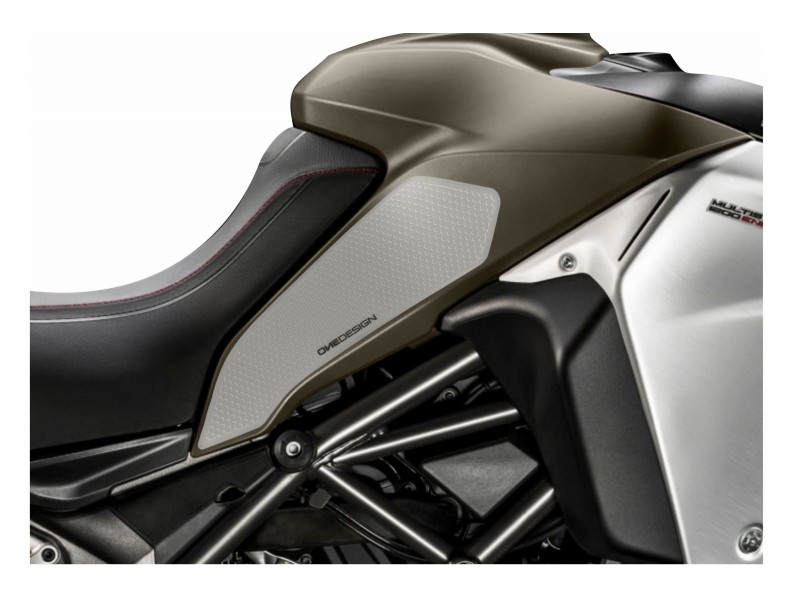 Tank side protectors PUIG ANTI-SLIP 20070W transparent