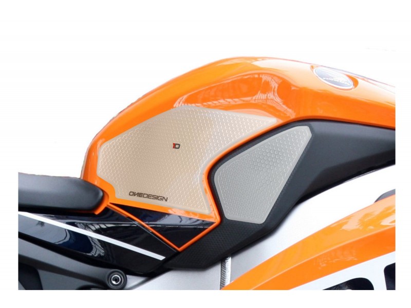 Tank side protectors PUIG ANTI-SLIP 20073W transparent