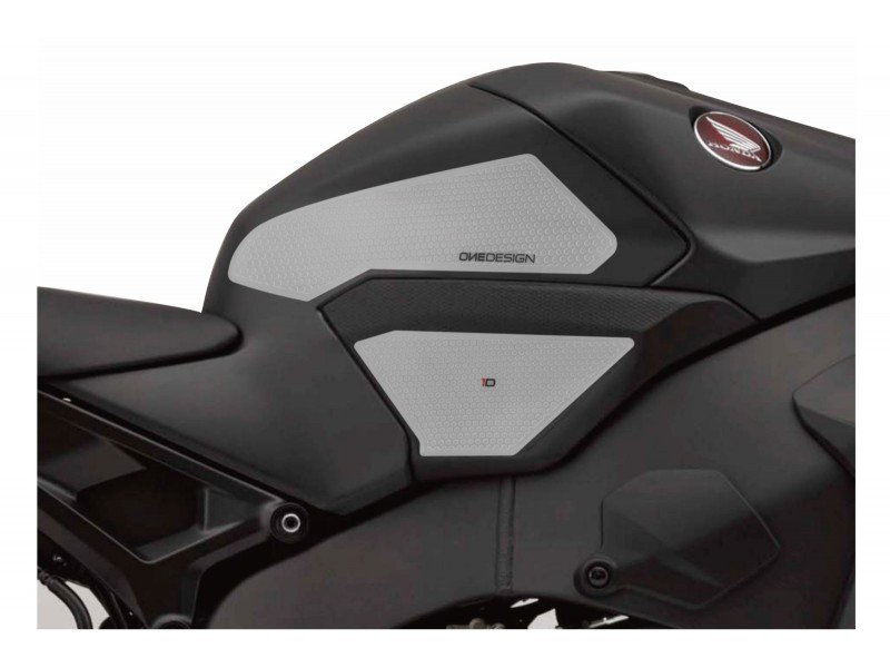 Tank side protectors PUIG ANTI-SLIP 20074W transparent