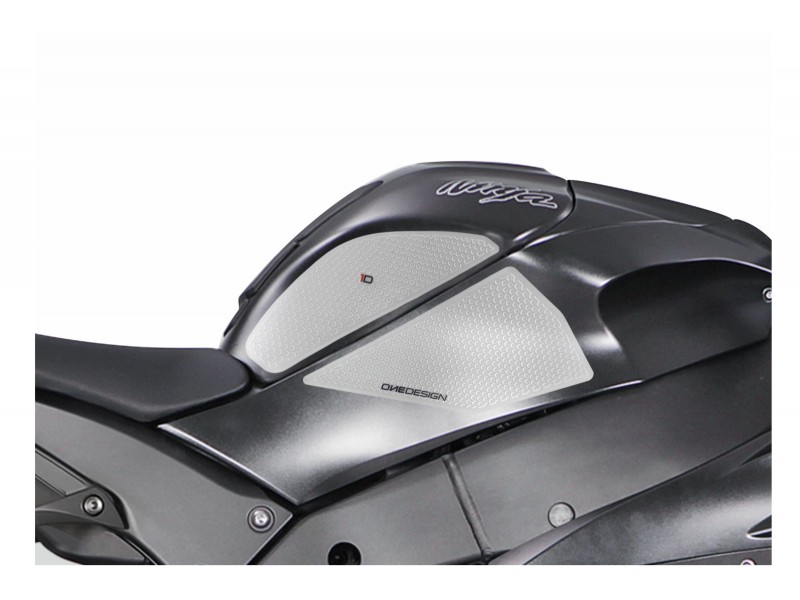 Tank side protectors PUIG ANTI-SLIP 20081W transparent