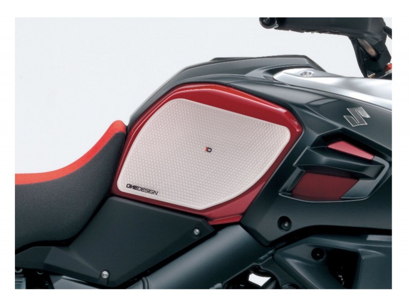 Tank side protectors PUIG ANTI-SLIP 20082W transparent