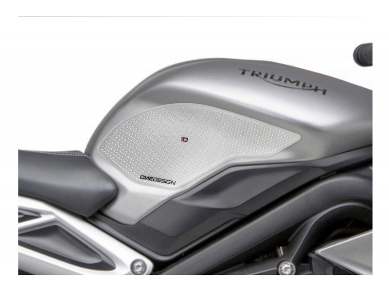 Tank side protectors PUIG ANTI-SLIP 20087W transparent