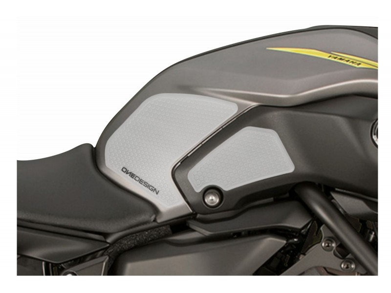 Tank side protectors PUIG ANTI-SLIP 20089W transparent