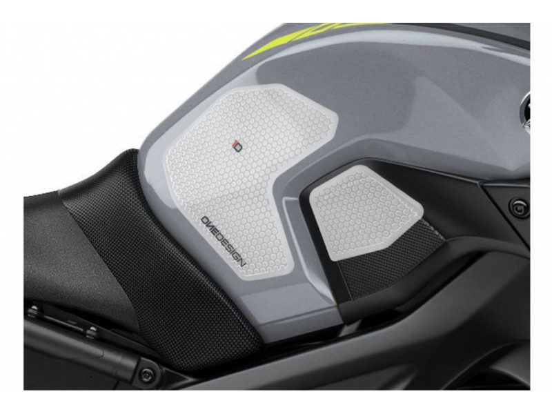 Tank side protectors PUIG ANTI-SLIP 20090W transparent