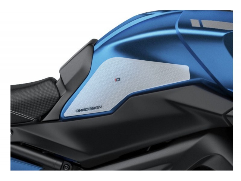 Tank side protectors PUIG ANTI-SLIP 20091W transparent