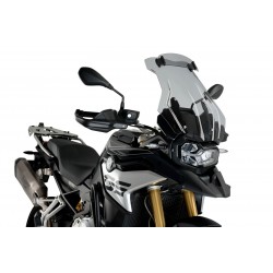 Windscreen PUIG TOURING PLUS WITH VISOR 3597H smoke Windscreen PUIG TOURING PLUS WITH VISOR 3597H smoke