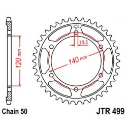 Foaie spate JT JTR 499-44 44T, 530 Foaie spate JT JTR 499-44 44T, 530