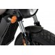 Front fender PUIG 20296N of aluminium sheet Negru