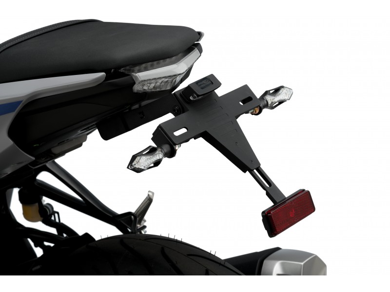 Adjustable license support PUIG 3884N Negru