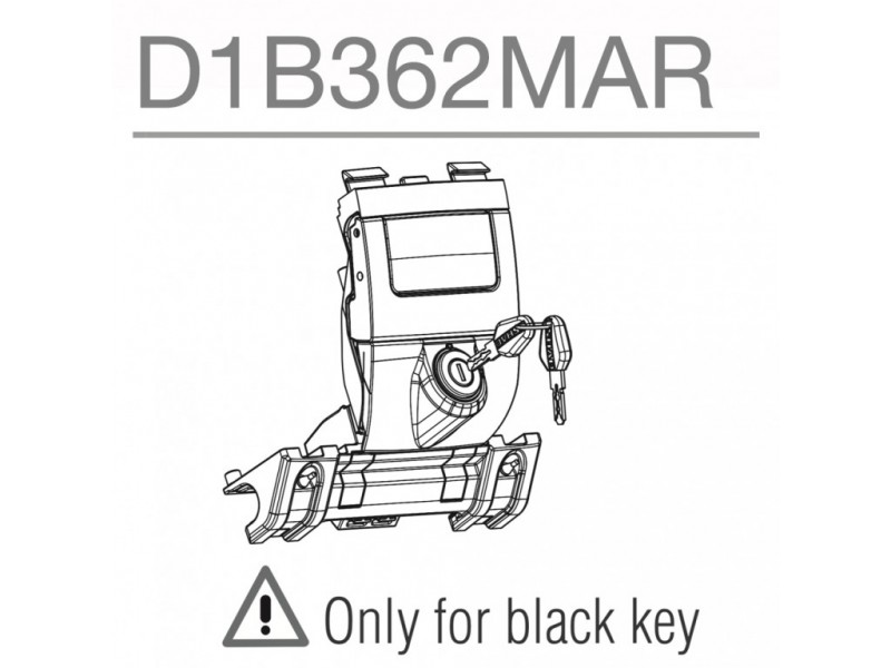 Locking system SHAD PREMIUM D1B362MAR for SH35/SH36