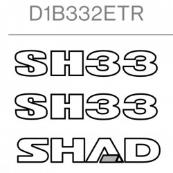 Set stickers SHAD D1B332ETR SH33 Set stickers SHAD D1B332ETR SH33