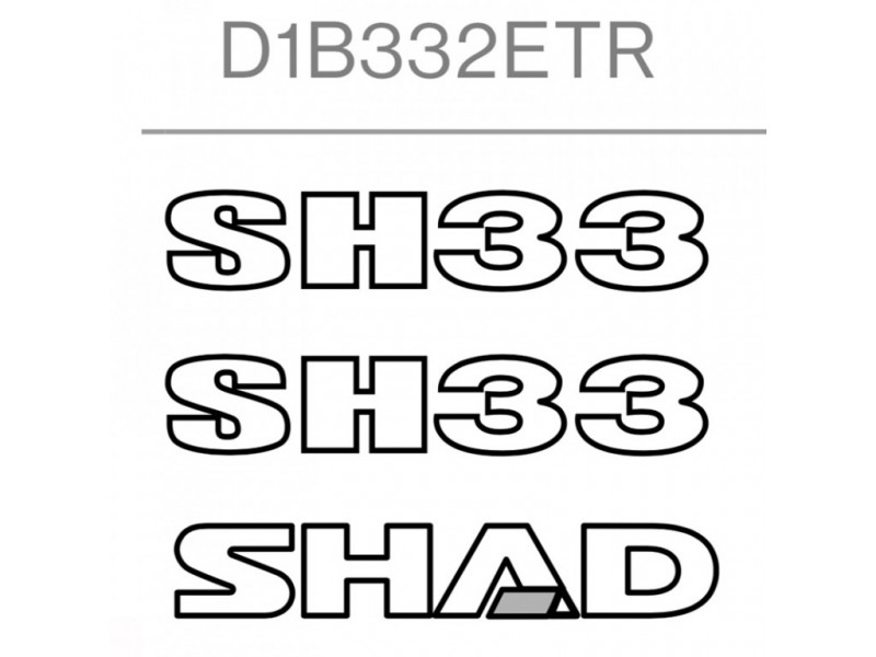Set stickers SHAD D1B332ETR SH33