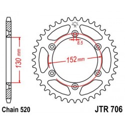 Foaie spate JT JTR 706-48 48T, 520 Foaie spate JT JTR 706-48 48T, 520