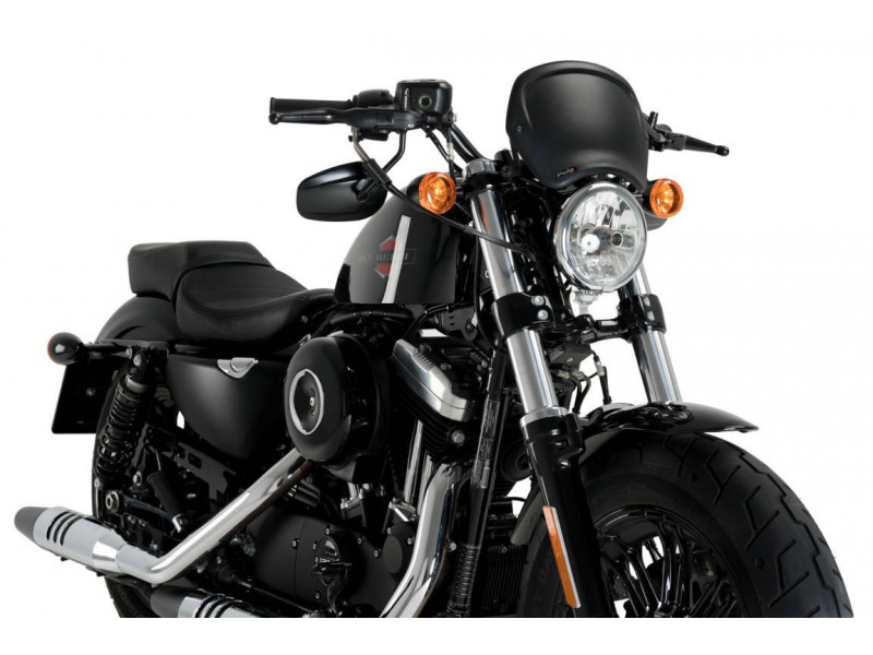 Windshield PUIG FRONTAL PLATE 20399J matt black
