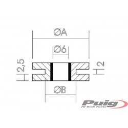 Wellnuts PUIG 1888N 22 x 12 x 2,5 x 2 25pcs Wellnuts PUIG 1888N 22 x 12 x 2,5 x 2 25pcs