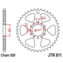 Foaie spate JT JTR 811-45 45T, 520 Foaie spate JT JTR 811-45 45T, 520
