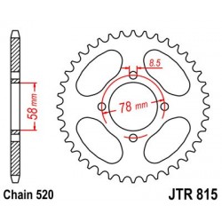 Foaie spate JT JTR 815-35 35T, 520 Foaie spate JT JTR 815-35 35T, 520