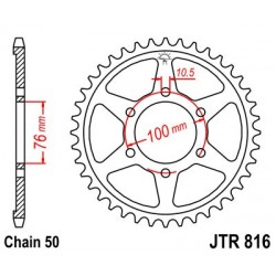 Foaie spate JT JTR 816-52 52T, 530 Foaie spate JT JTR 816-52 52T, 530
