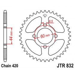 Foaie spate JT JTR 832-30 30T, 420 Foaie spate JT JTR 832-30 30T, 420